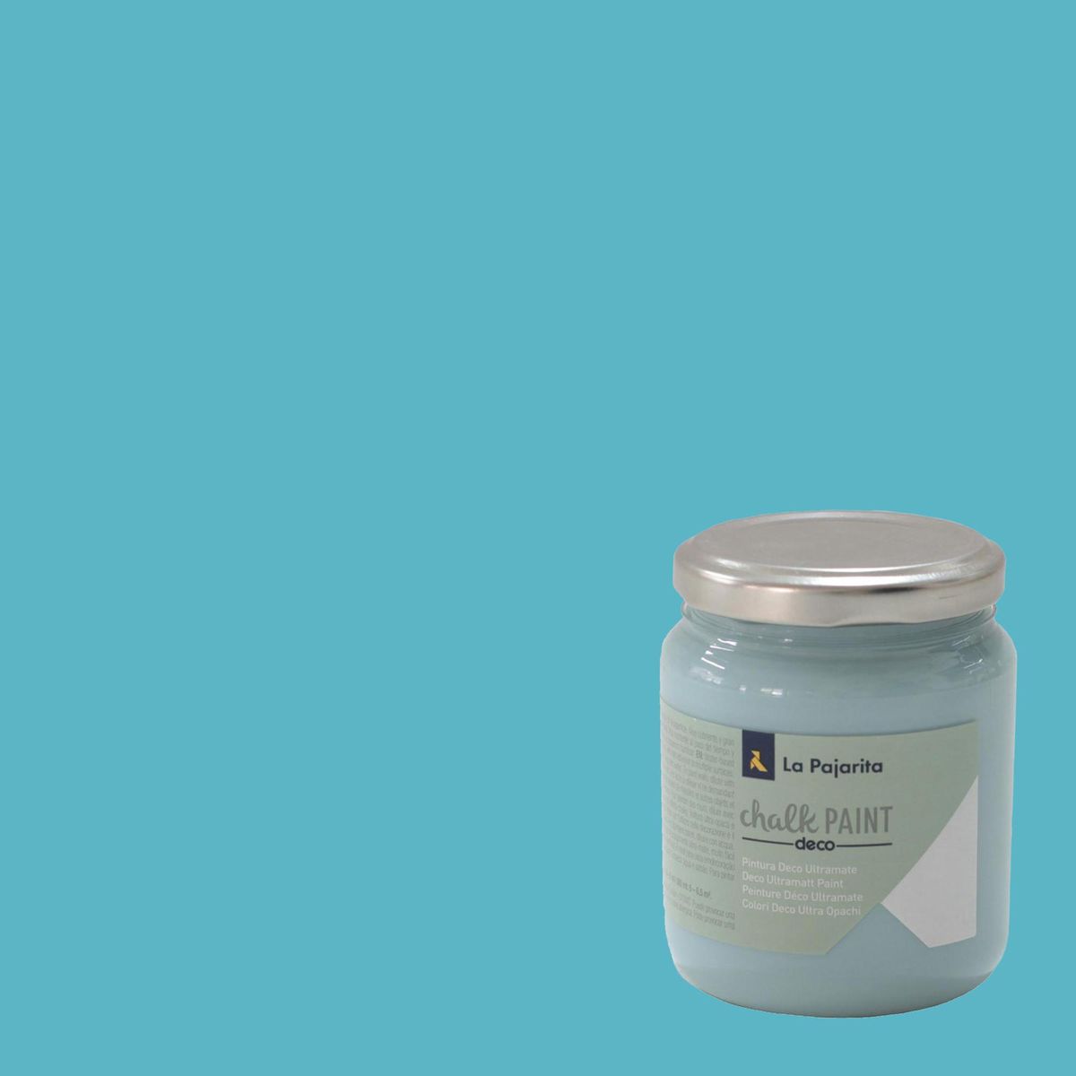 LA PAJARITA - Pintura Acabado Tiza Celeste Pacific island 0.175 l