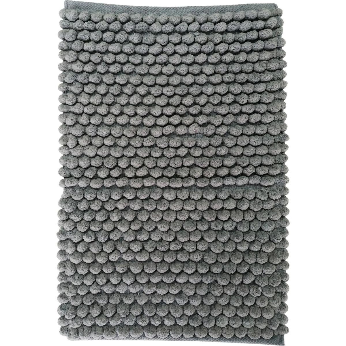 JUST HOME COLLECTION - Piso baño algodón 40x60 cm gris