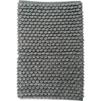 Piso baño algodón 40x60 cm gris