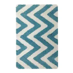 JUST HOME COLLECTION - Piso baño algodón 40x60 cm aqua