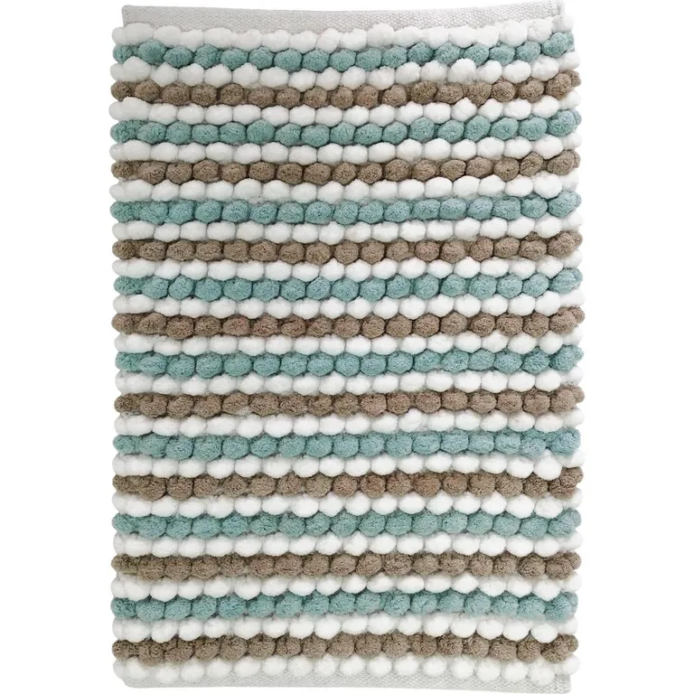 Piso baño algodón 40x60 cm aqua