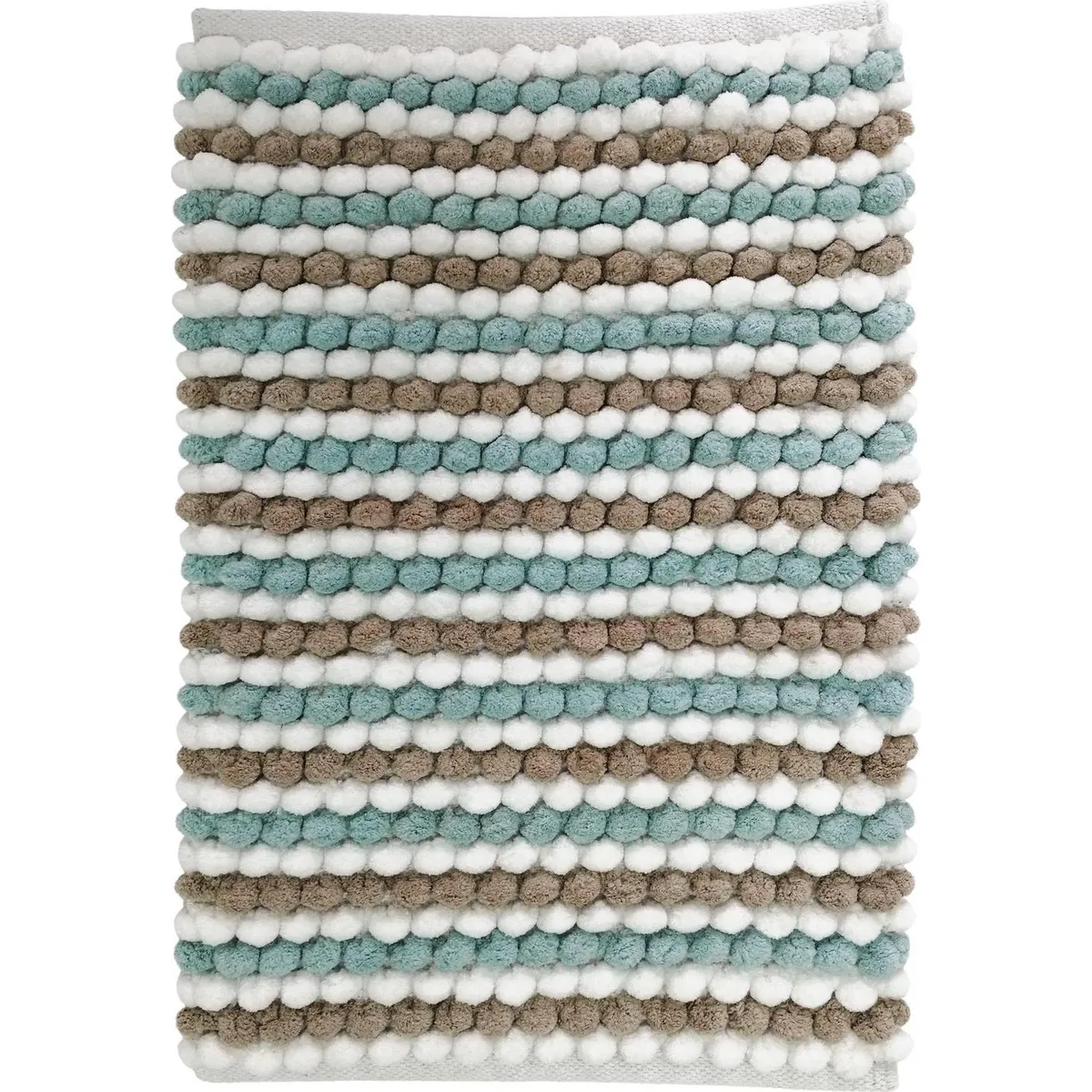 JUST HOME COLLECTION - Piso baño algodón 40x60 cm aqua