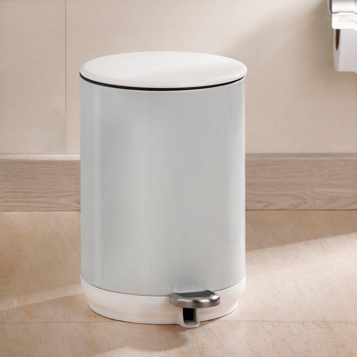 JUST HOME COLLECTION - Papelero 5 Litros Metal Aqua