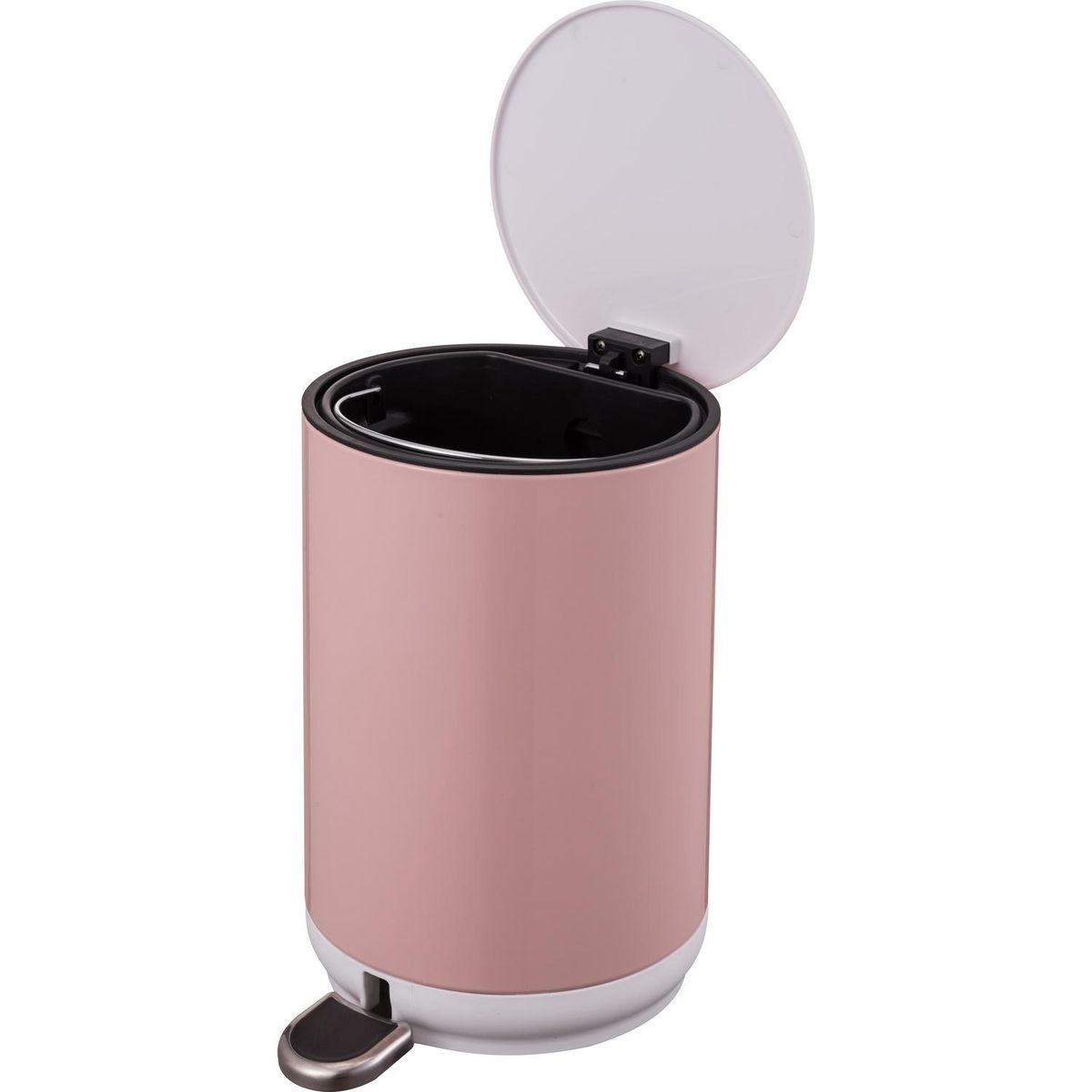 JUST HOME COLLECTION - Papelero 5 Litros Metal Rosado