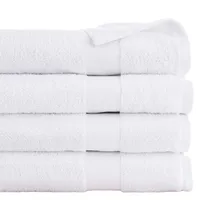 Toalla Baño 600 gr Algodón 70x140 cm Blanco