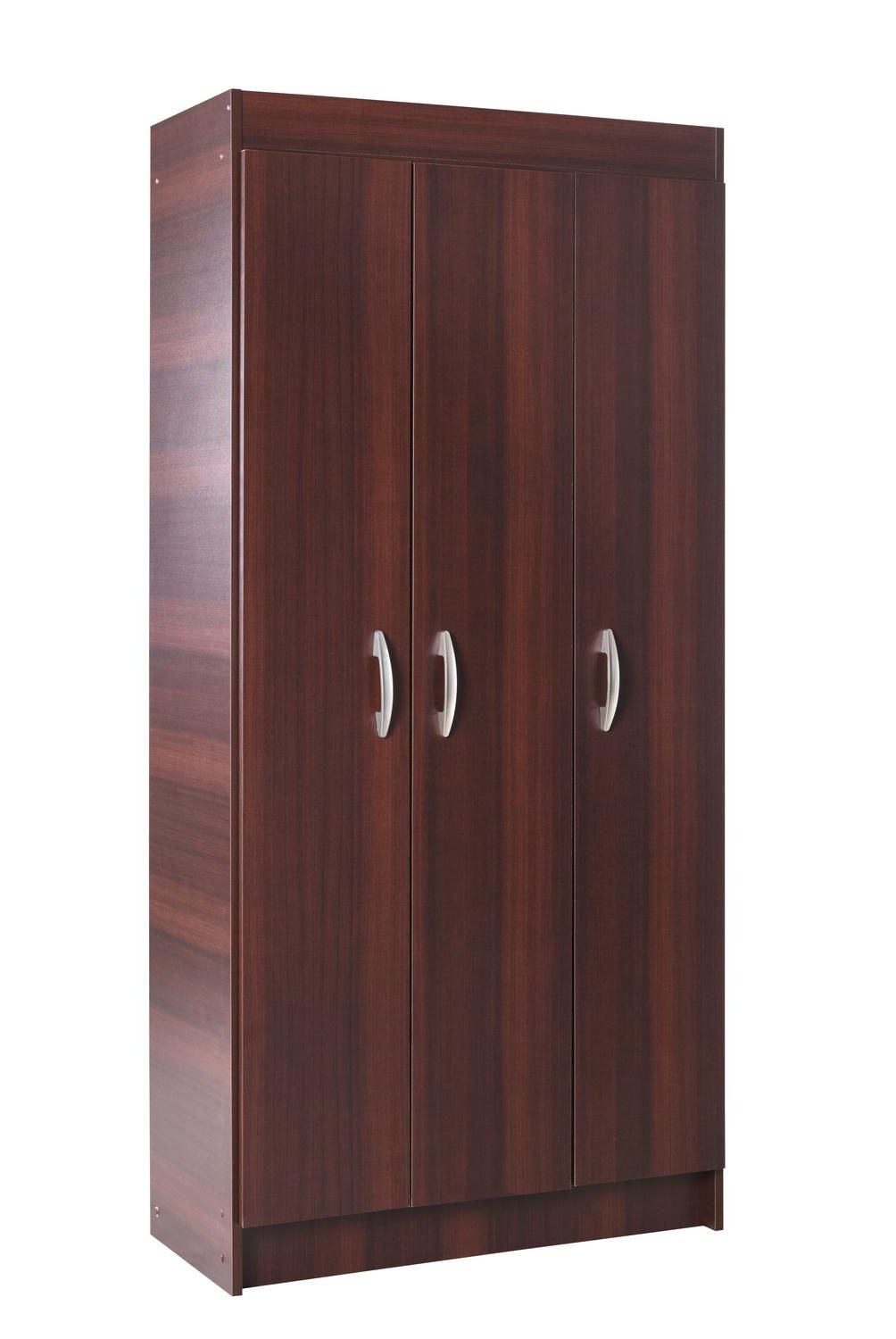 CIC - Clóset Pasco 3 Puerta(s) 2 Repisa(s) 79xx38 cm Chocolate