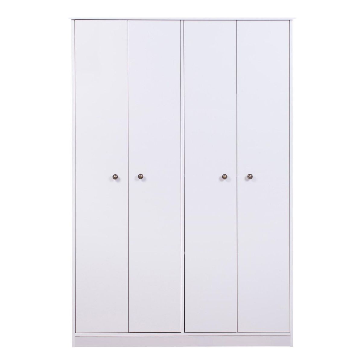 CIC - Clóset New Lucerna 4 Puerta(s) 3 Repisa(s) 126xx52 cm Blanco