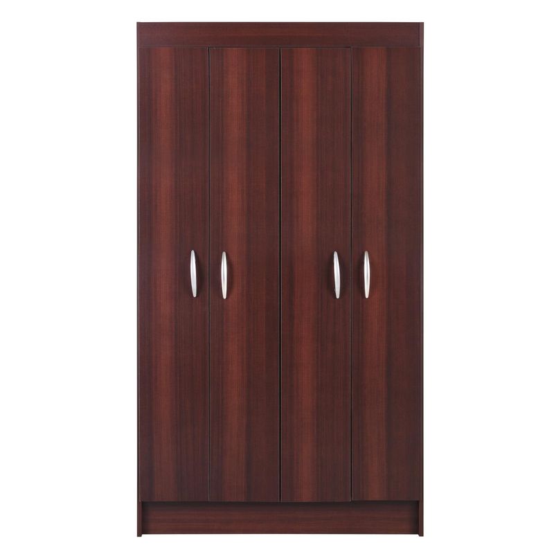 CIC - Clóset Bagua 4 Puerta(s) 2 Repisa(s) 95xx38 cm Chocolate