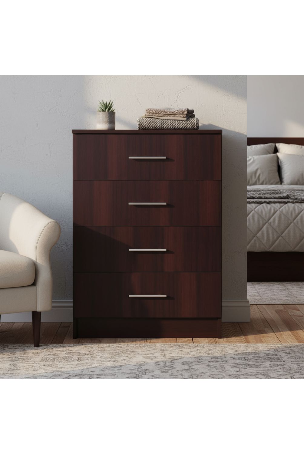 CIC Cómoda 4 Cajón(es) Fenix 60x85x45 cm Olmo | Falabella Chile