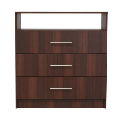 Comoda tv 3 cajones atria 85x80x45 cm caf