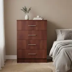 CIC - Cómoda 4 Cajón(es) Fenix 60x85x45 cm Cerezo