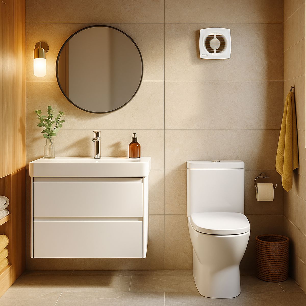 CATA - Extractor de aire 100 mm 15 W