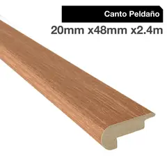 MAFORSA - Pack 2 unidades Canto Peldaño MDF Cerezo Peral 48 mm 2x240 cm