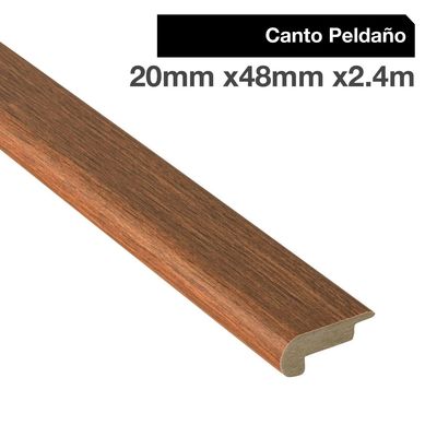 Pack 2 unidades Canto Peldao MDF Cerezo 48 mm 20x2.4 m