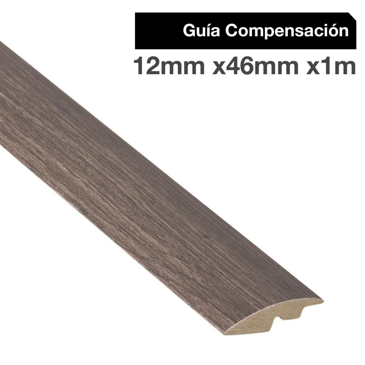 MAFORSA - Pack 2 unidades Guía de Compensación MDF Roble Hacienda 46 mm 1.2x100 cm