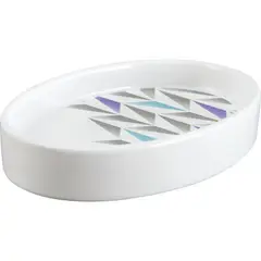 JUST HOME COLLECTION - Jabonera Deco Blanca Blanco