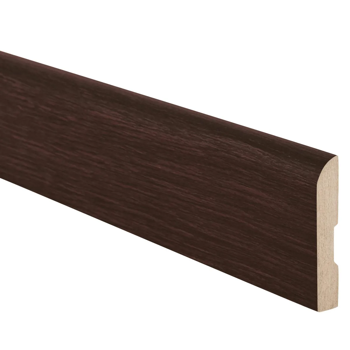 MAFORSA - Pack 4 unidades Guardapolvo MDF Wengue 70 mm 1.2x240 cm