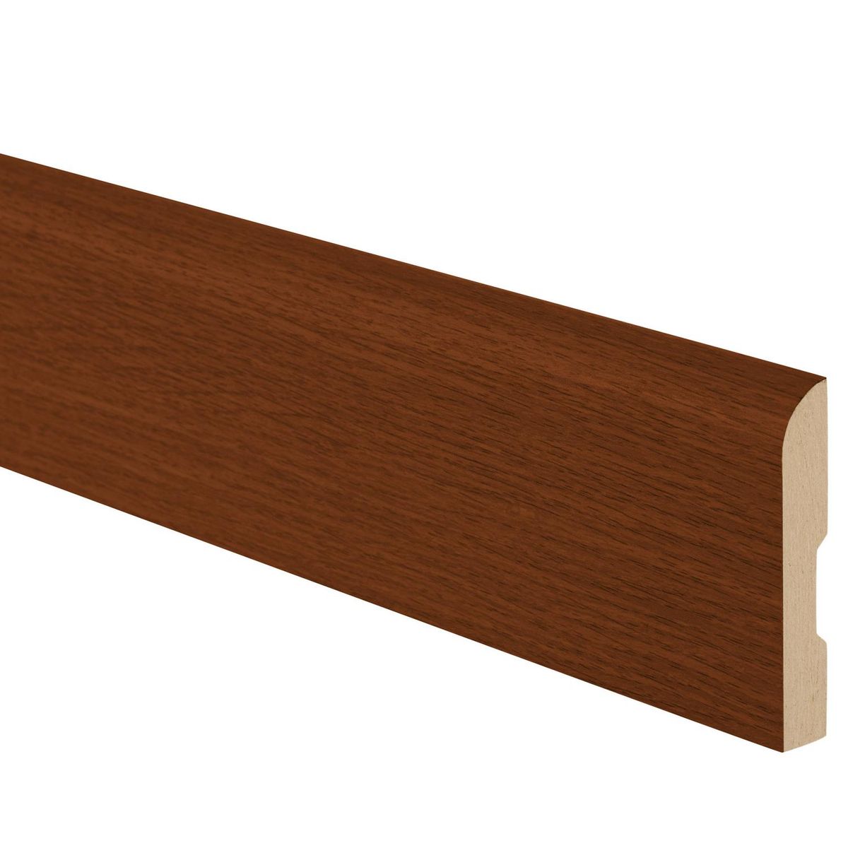 MAFORSA - Pack 4 unidades Guardapolvo MDF Walnut 70 mm 1.2x240 cm