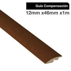 MAFORSA - Pack 2 unidades Guía de Compensación MDF Walnut 46 mm 1.2x100 cm