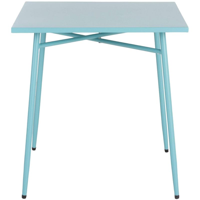 JUST HOME COLLECTION - Mesa Cuadrada Metal 70x71.5x70 cm Celeste
