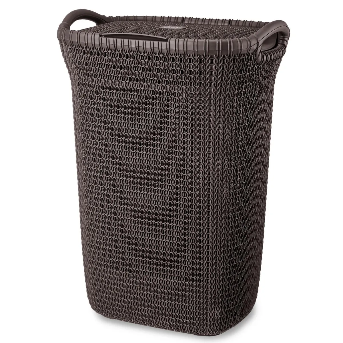 REYPLAST - Cesto khipu 60 litros ratán plástico Café