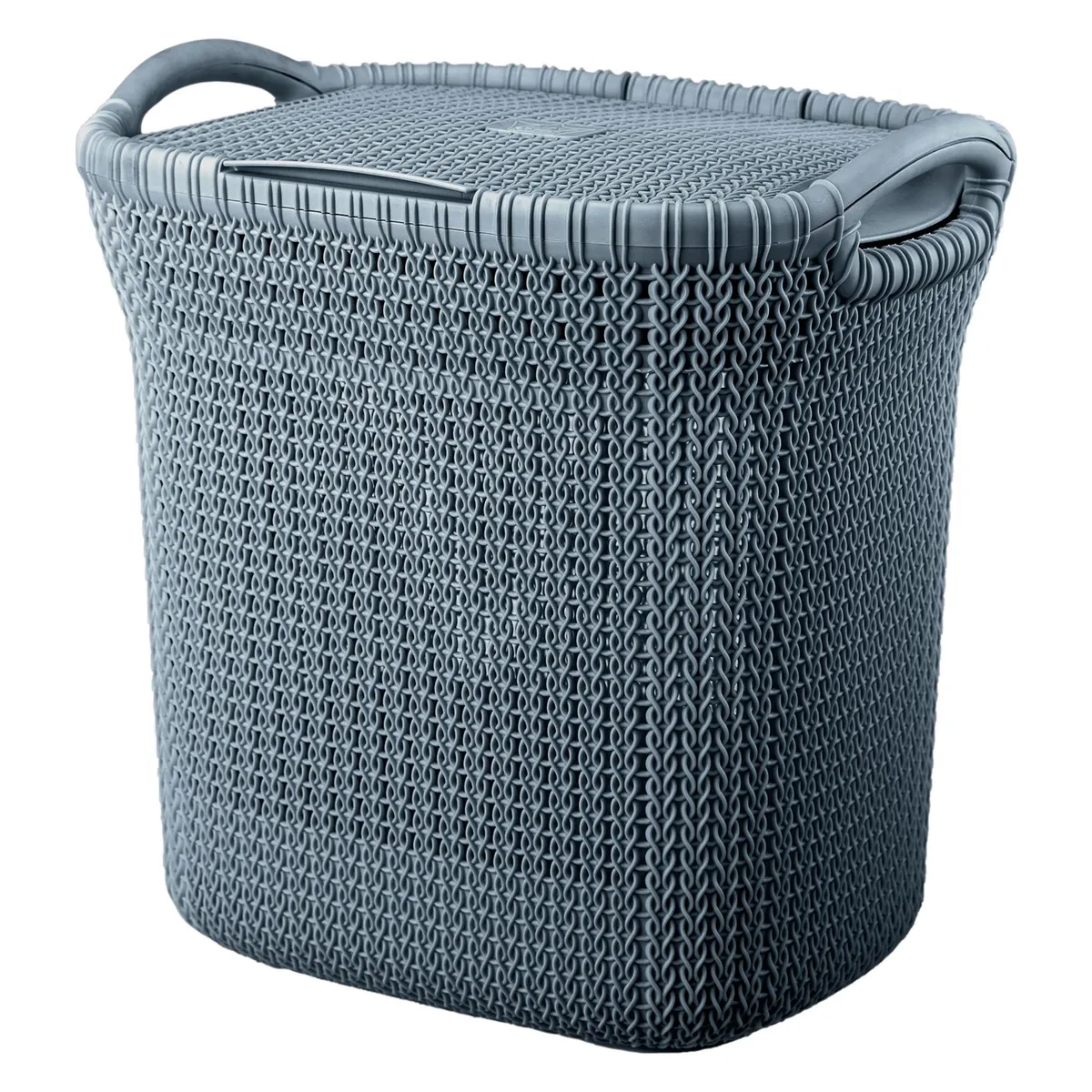 REYPLAST - Canasto para Ropa Sucia Khipu 40 Litros Ratan Plástico