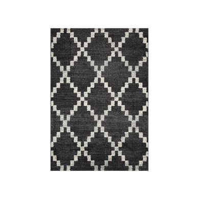 Bajada de Cama Doux Shaped 67x120 cm Negro