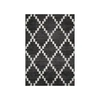 Bajada de Cama Doux Shaped 67x120 cm Polipropileno Negro