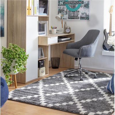 Imagen 2 del producto Bajada de Cama Doux Shaped 67x120 cm Polipropileno Negro