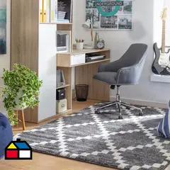 JUST HOME COLLECTION - Alfombra Doux Shaped 160x235 cm Negro