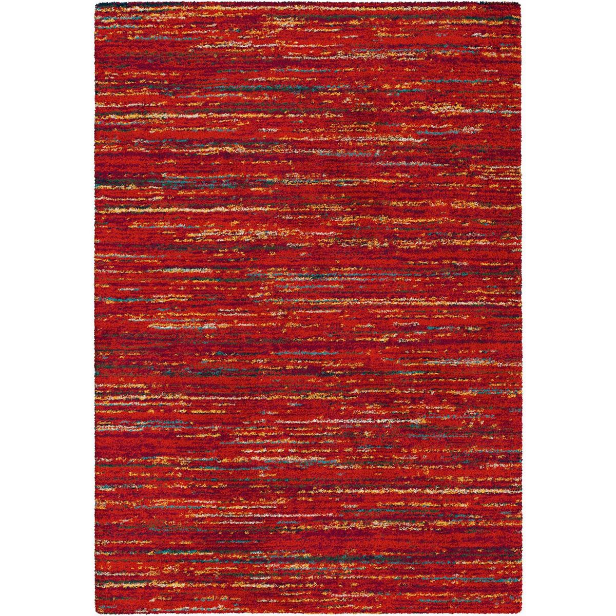 JUST HOME COLLECTION - Bajada de Cama Shaggy Sherpa 69x115 cm Polipropileno Rojo