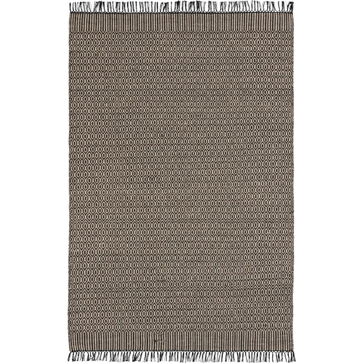 JUST HOME COLLECTION - Alfombra Grande Pasi 200x290 cm Lana Negro