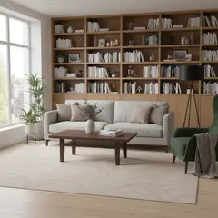 JUST HOME COLLECTION - Alfombra Living Suave Siroc Diagonal Beige