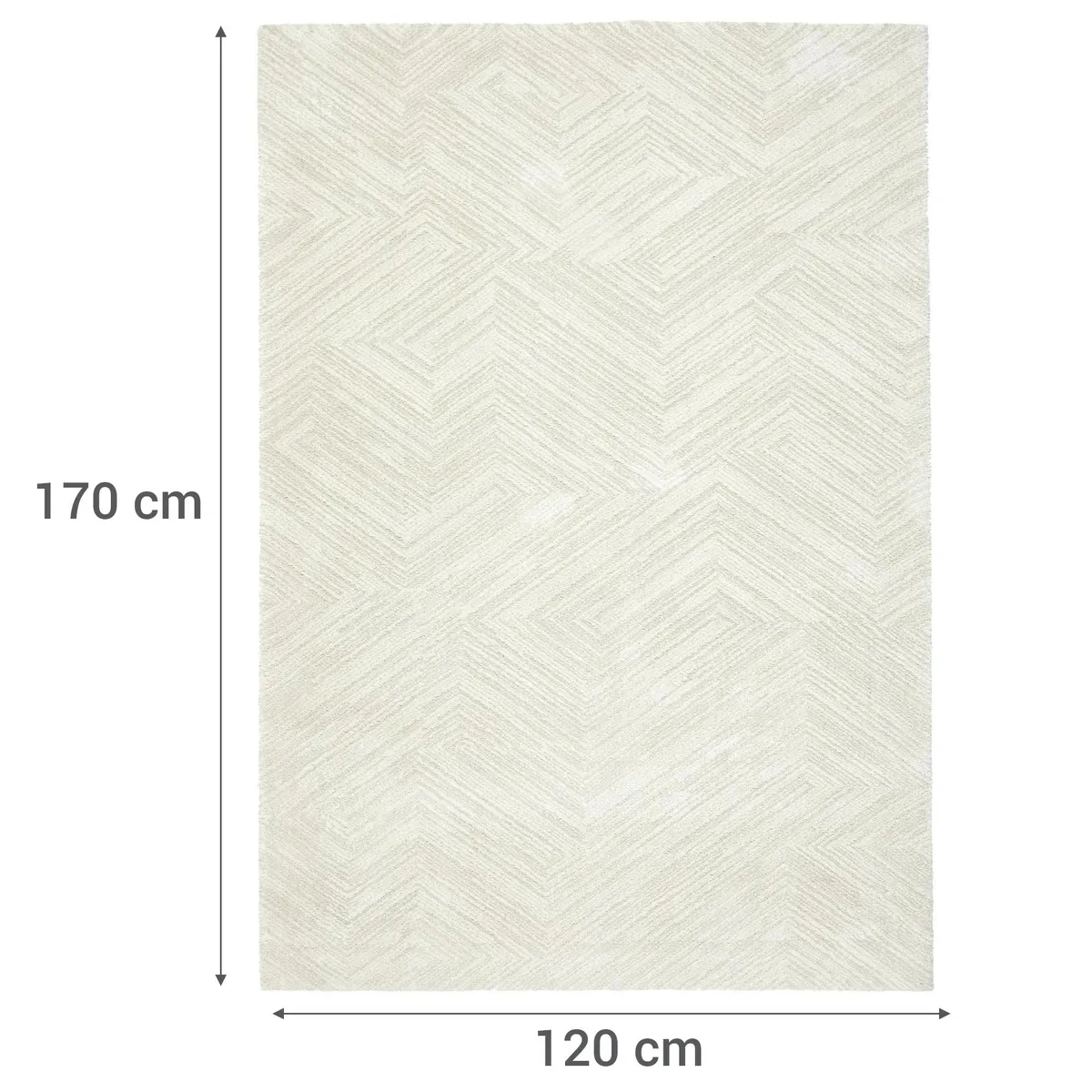 Alfombra Living Suave Siroc Diagonal Beige, marca JUST HOME COLLECTION - Foto 2