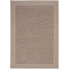 JUST HOME COLLECTION - Alfombra Indy Border 160x230 cm Beige