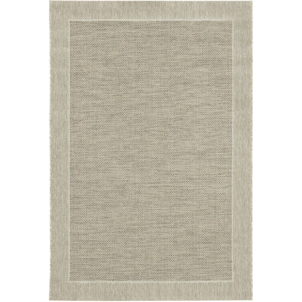 JUST HOME COLLECTION - Alfombra Indy Border 120x170 cm Yute Beige