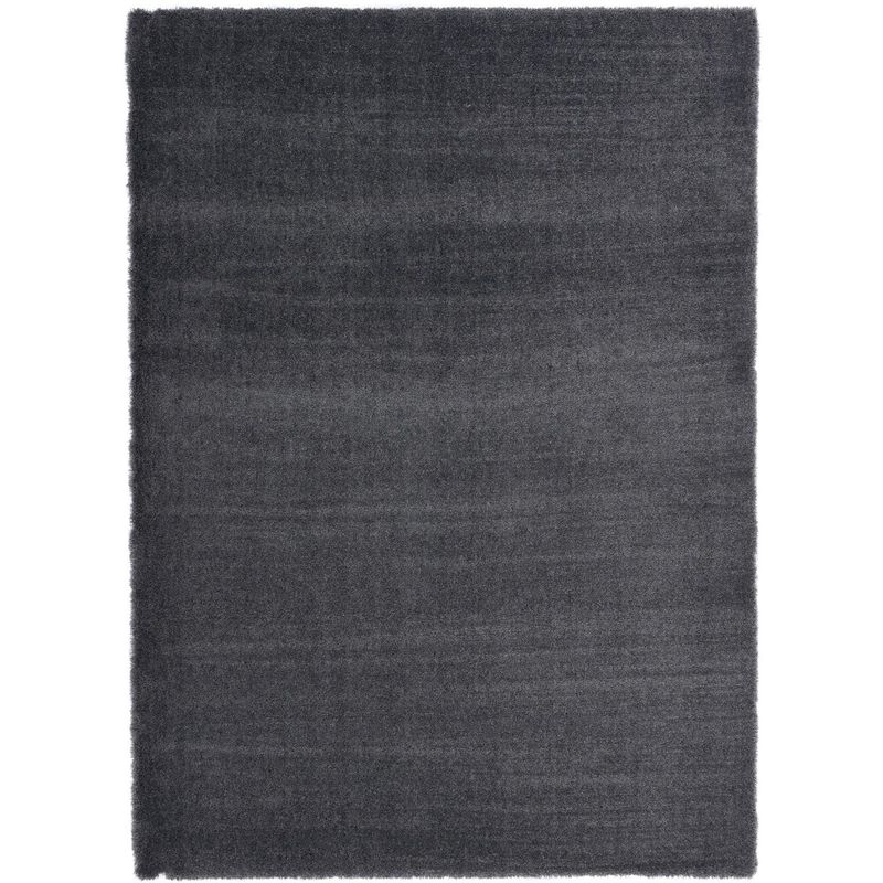 JUST HOME COLLECTION - Alfombra shaggy touch 120x170 cm lavable gris