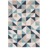 Alfombra Canvas Triángulo 120x170 cm Polipropileno Multicolor