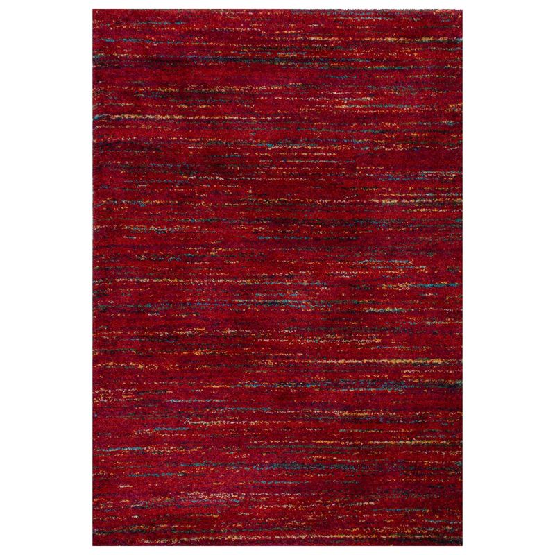 JUST HOME COLLECTION - Alfombra Shaggy Sherpa 160x230 cm Polipropileno Rojo