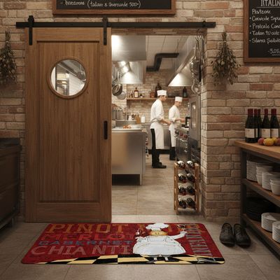 Imagen 2 del producto Limpiapies Chef Vino 50x107 cm PVC Multicolor