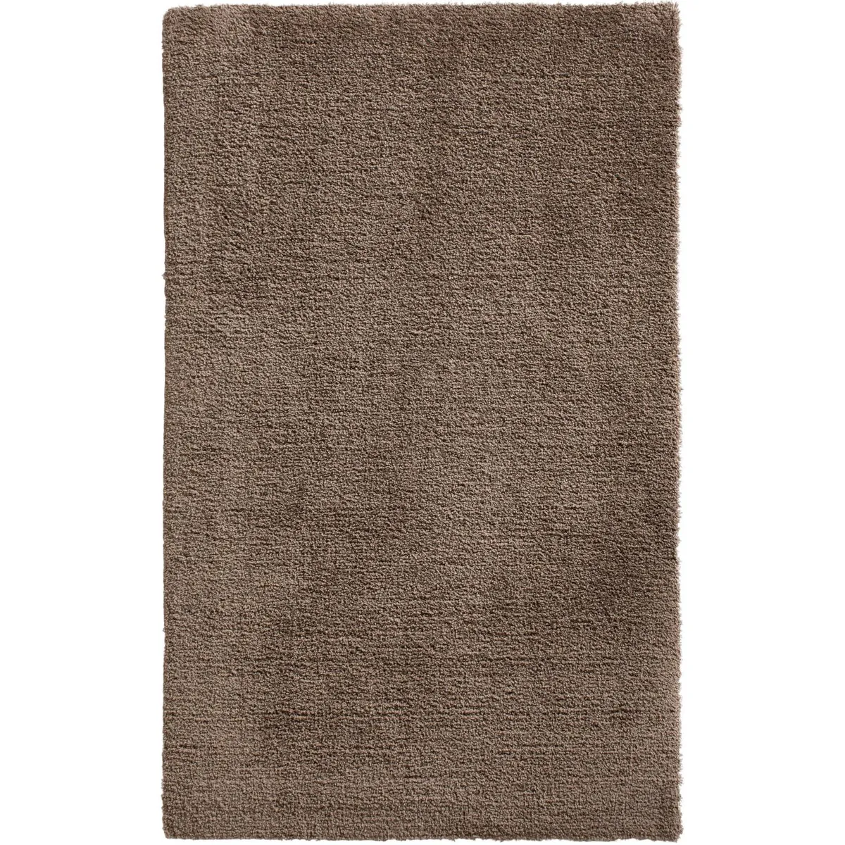 JUST HOME COLLECTION - Bajada de Cama Shaggy Feel 50x80 cm Poliéster Café