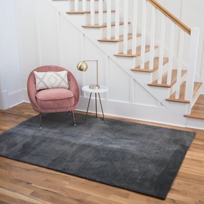 Imagen 2 del producto Bajada de Cama Shaggy Feel 50x80 cm Poliéster Gris