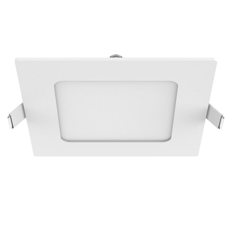 DAIRU - Panel led empotrado cuadrado 6w luz cálida