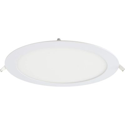 Imagen 2 del producto Panel Led Empotrado Circular Blanco 18W Luz Cálida