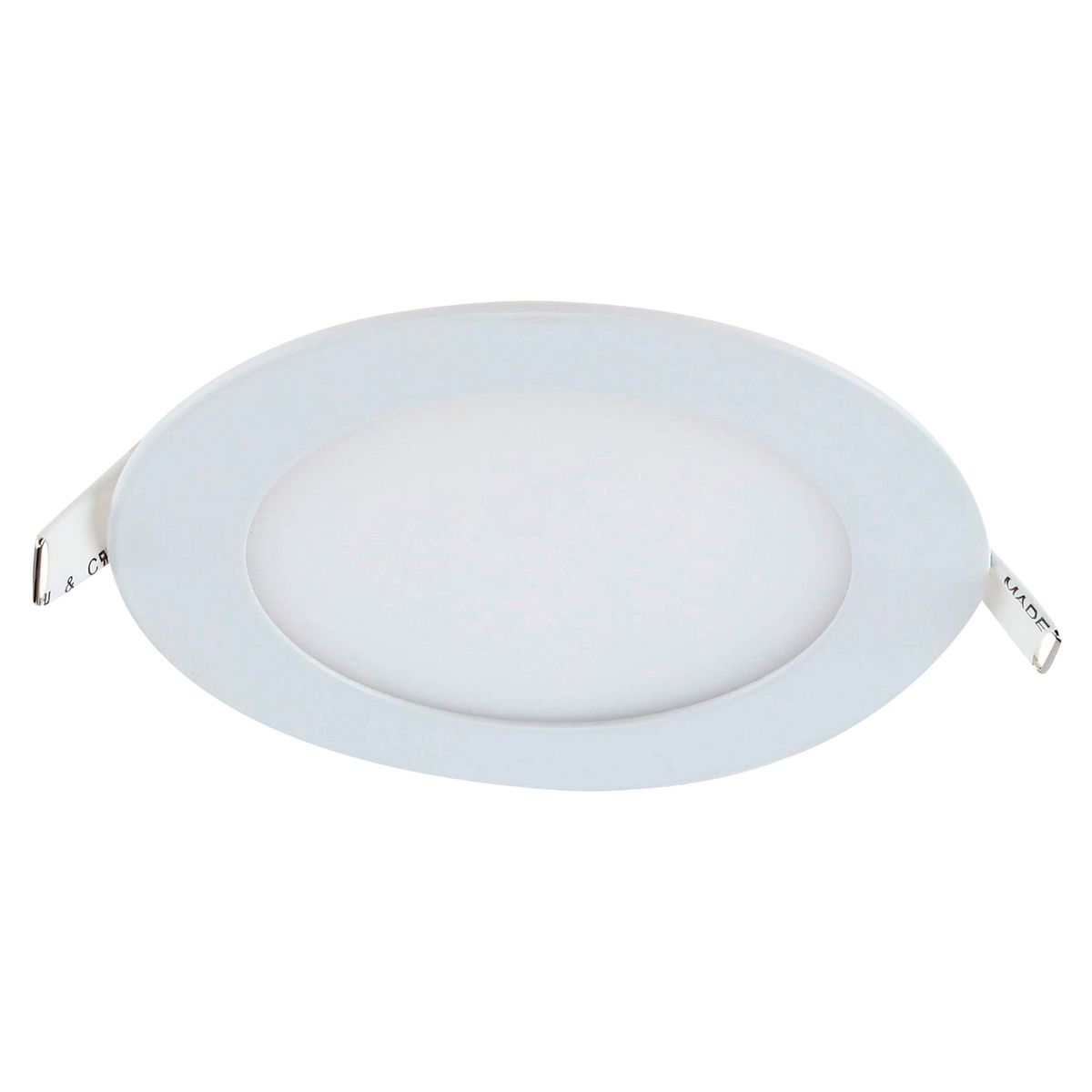 DAIRU - Panel led empotrado circular 6w luz cálida