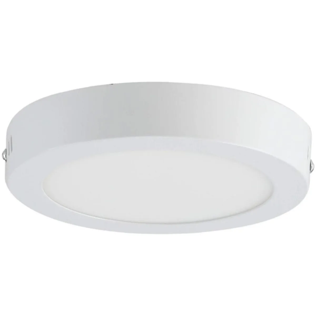 DAIRU - Panel Led Sobrepuesto Circular Blanco 12W Luz Cálida