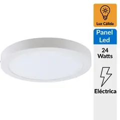 DAIRU - Panel led sobrepuesto circular 24 W luz cálida