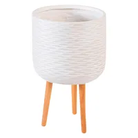 Macetero de fibra con patas