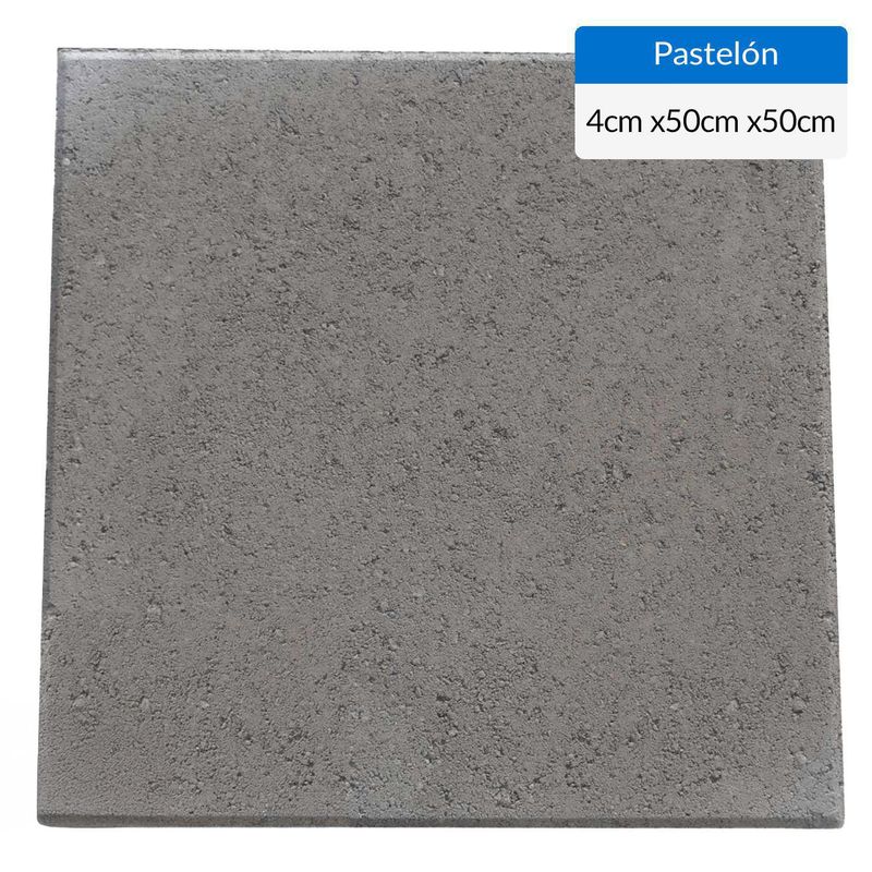 GRAU - Pastelón gris 50x50x4 cm