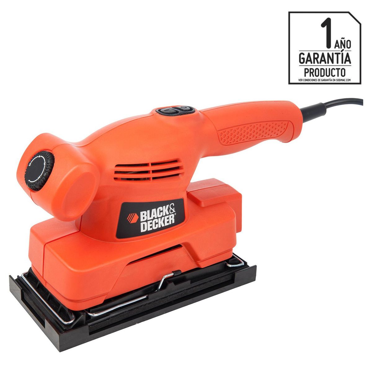 BLACK+DECKER - Lijadora Orbital Eléctrica 150 W